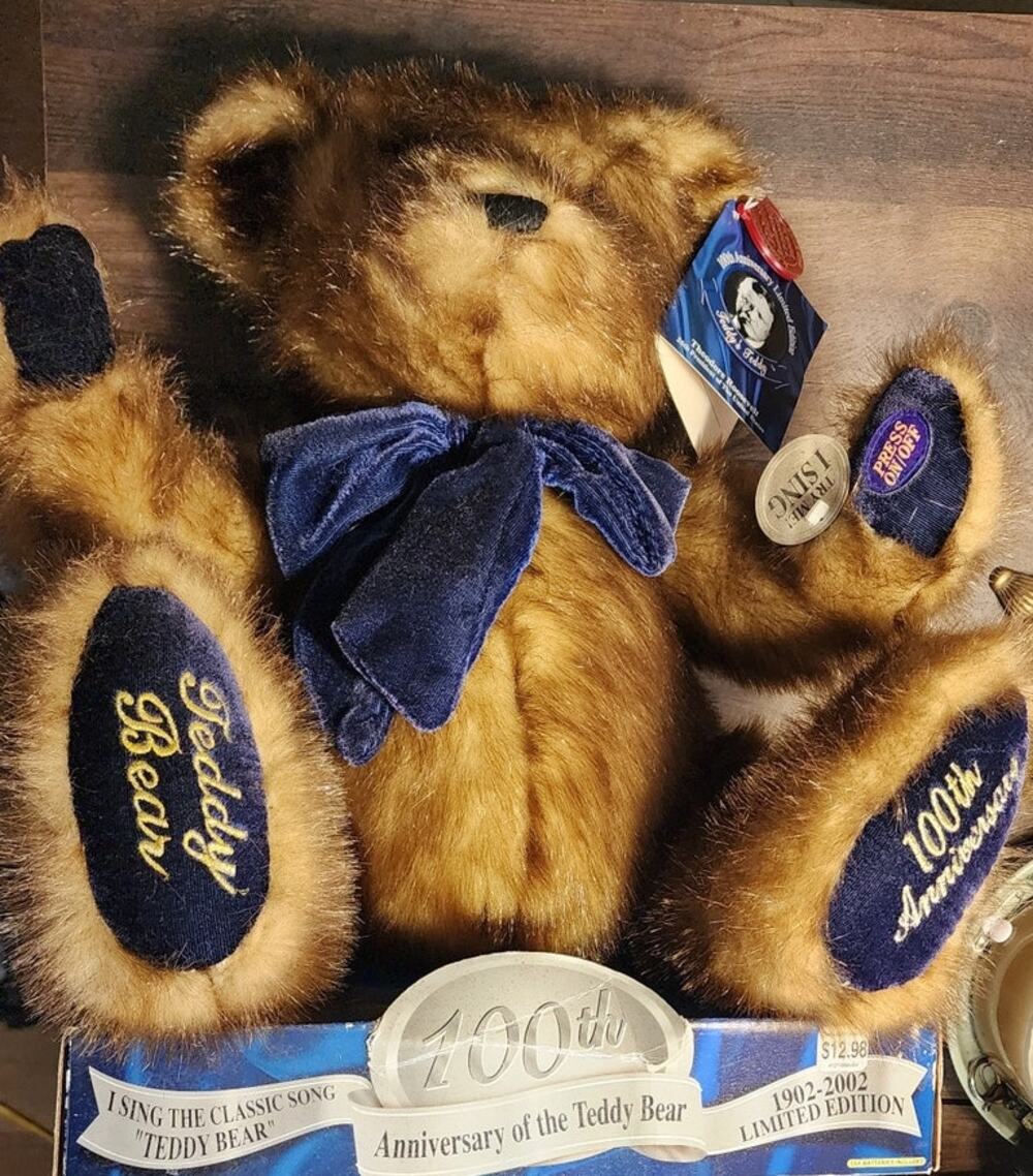 100th Anniversary Teddy Bear Theodore Roosevelt Singing Teddy Bear